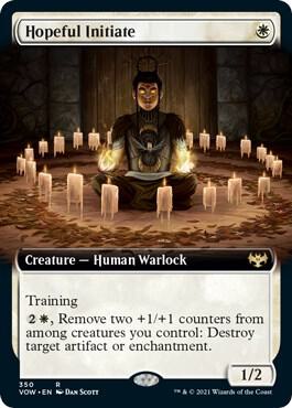 Hopeful Initiate (Extended Art) card image