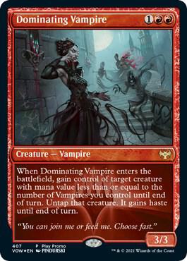 Dominating Vampire card image