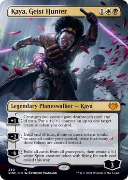 Kaya, Geist Hunter (Borderless) card image