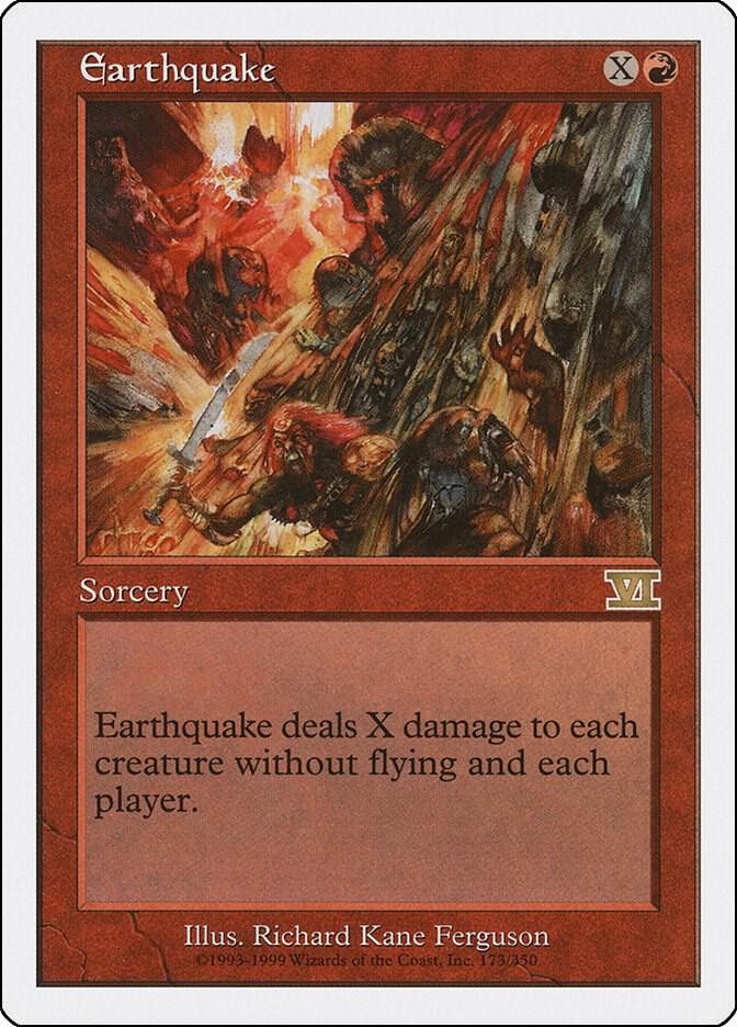 Earthquake card image