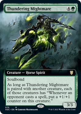 Thundering Mightmare (Extended Art) card image