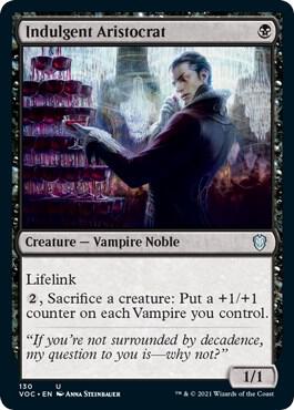 Indulgent Aristocrat card image