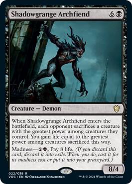 Shadowgrange Archfiend card image