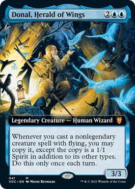 Donal, Herald of Wings (Extended Art) card image