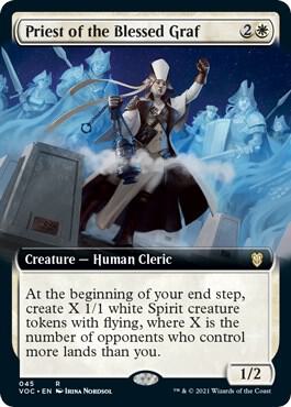 Priest of the Blessed Graf (Extended Art) card image