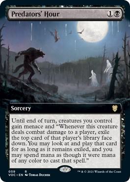 Predators' Hour (Extended Art) card image