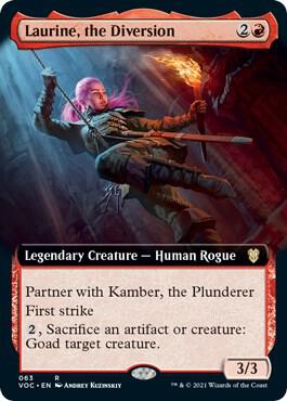 Laurine, the Diversion (Extended Art) card image