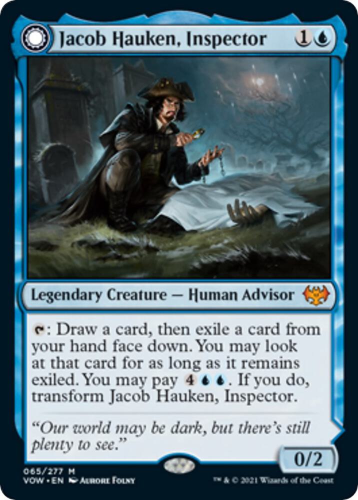 Jacob Hauken, Inspector card image