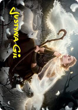 Ancestor's Embrace Art Card (Gold-Stamped Signature) card image