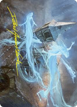 Hallowed Haunting Art Card (Gold-Stamped Signature) card image