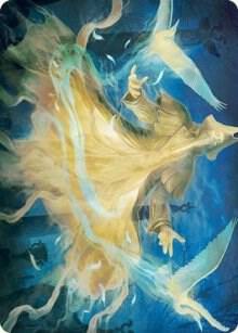Heron-Blessed Geist Art Card card image
