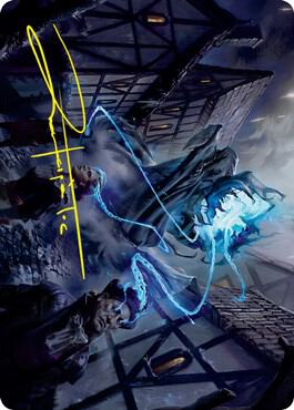 Dreamshackle Geist Art Card (Gold-Stamped Signature) card image