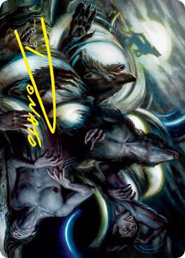 Lunar Rejection Art Card (Gold-Stamped Signature) card image