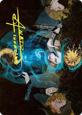 Witness the Future Art Card (Gold-Stamped Signature) card image
