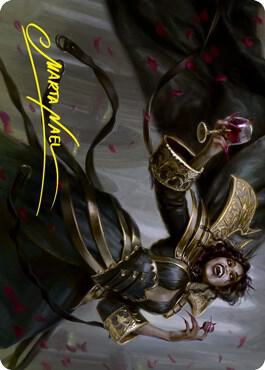 Bloodcrazed Socialite Art Card (Gold-Stamped Signature) card image