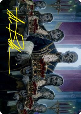Dying to Serve Art Card (Gold-Stamped Signature) card image