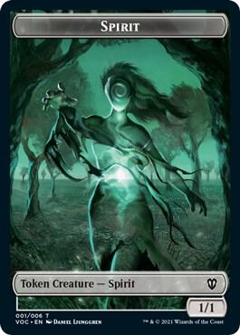 Spirit (001) // Spirit (002) Double-sided Token card image