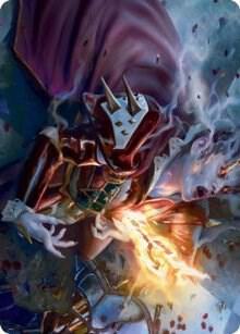 Flame-Blessed Bolt Art Card card image