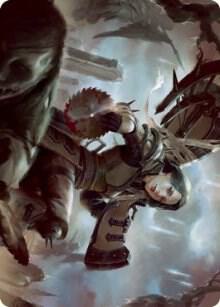 Sawblade Slinger Art Card card image