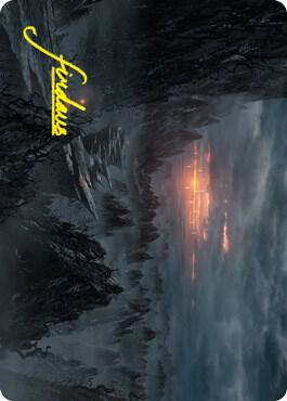 Sundown Pass Art Card (Gold-Stamped Signature) card image