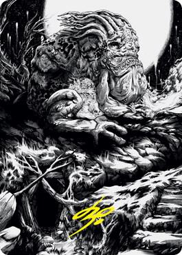 Grolnok, the Omnivore Art Card (Gold-Stamped Signature) card image