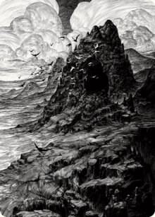 Mountain Art Card card image