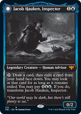 Jacob Hauken, Inspector card image