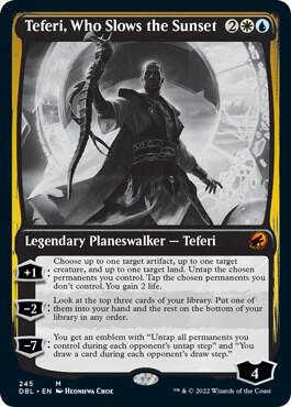 Teferi, Who Slows the Sunset card image