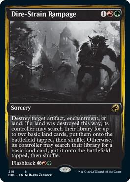 Dire-Strain Rampage card image