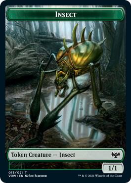 Insect // Treasure Double-Sided Token card image