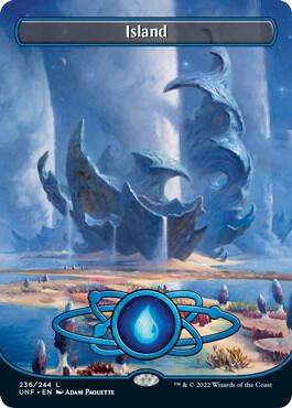 Island (236) (Borderless) card image