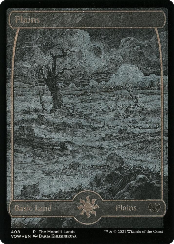 Plains (Moonlit Land) (Foil Etched) card image