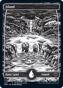 Island (Moonlit Land) (Foil Etched) card image