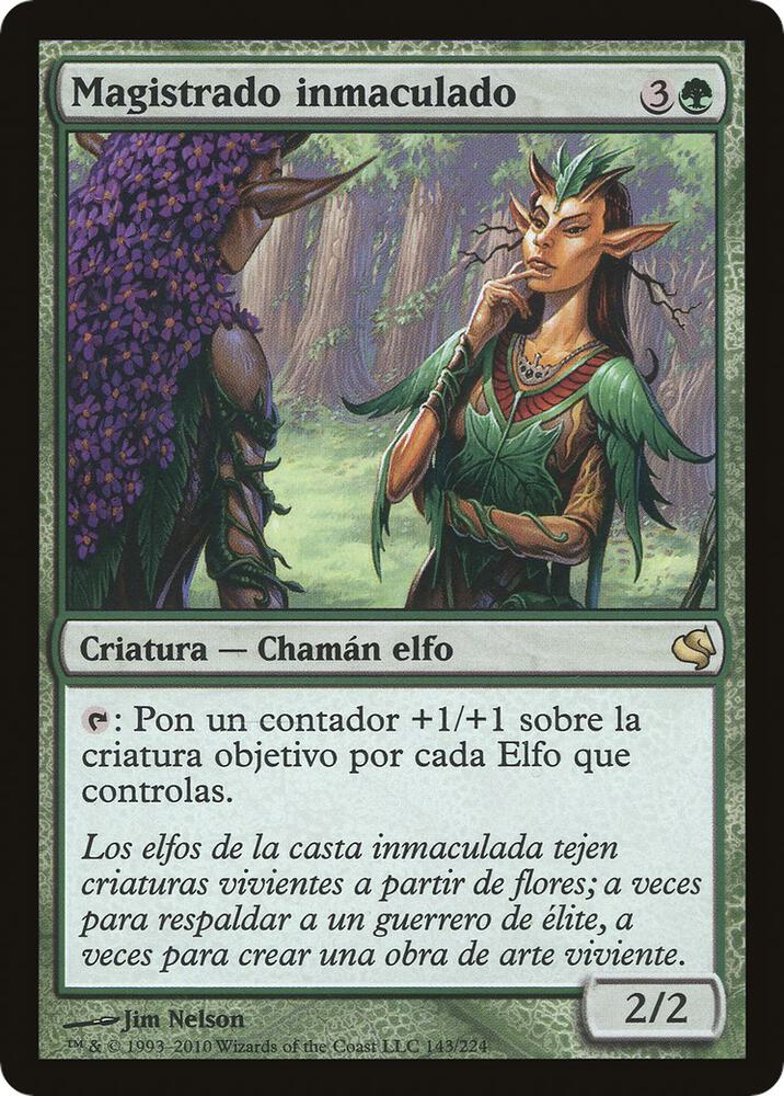 Immaculate Magistrate (Spanish) - "Magistrado inmaculado" card image