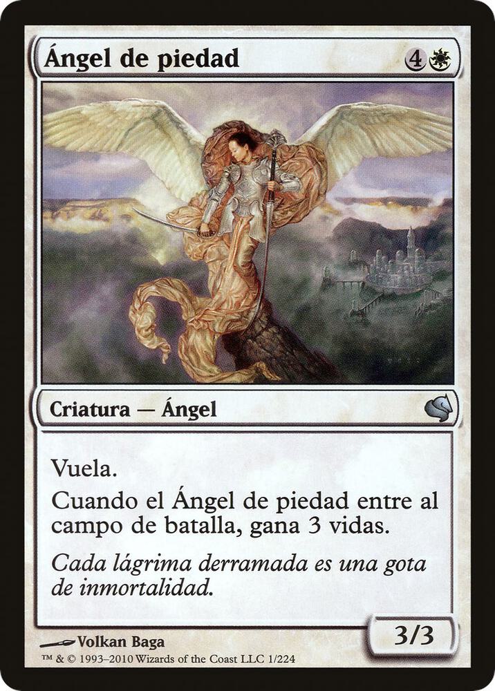 Angel of Mercy (Spanish) - "Angel de piedad" card image