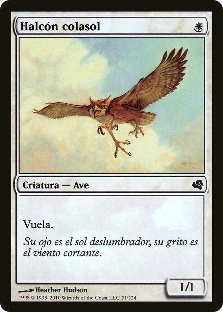 Suntail Hawk (Spanish) - "Halcon colasol" card image