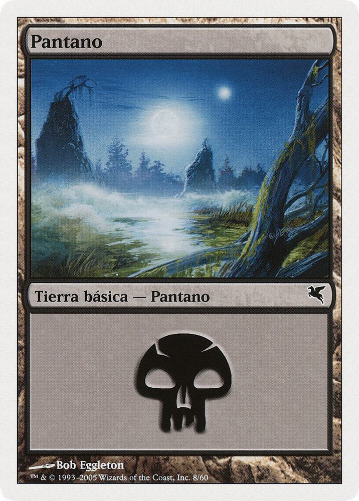 Swamp (Spanish) - "Pantano" (A8) card image