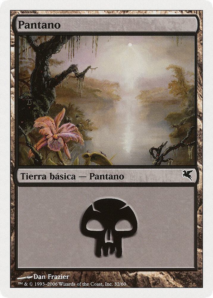 Swamp (Spanish) - "Pantano" (F32) card image
