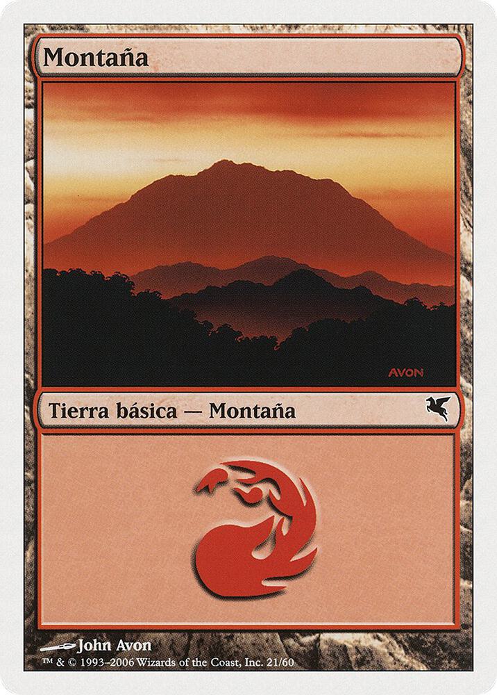 Mountain (Spanish) - "Montana" (D21) card image