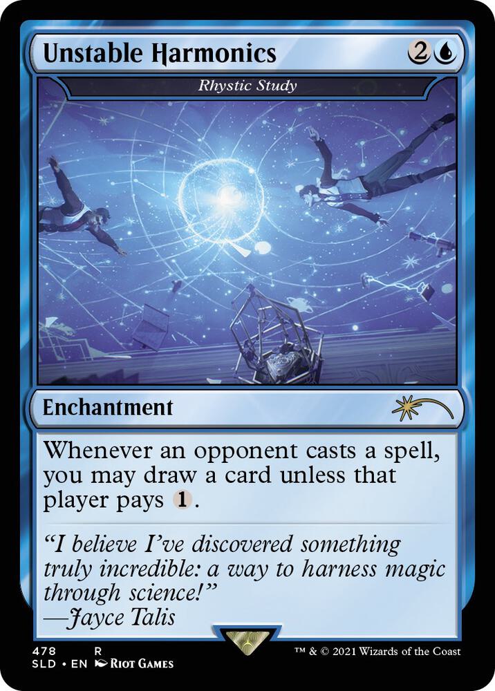 Unstable Harmonics - Rhystic Study card image