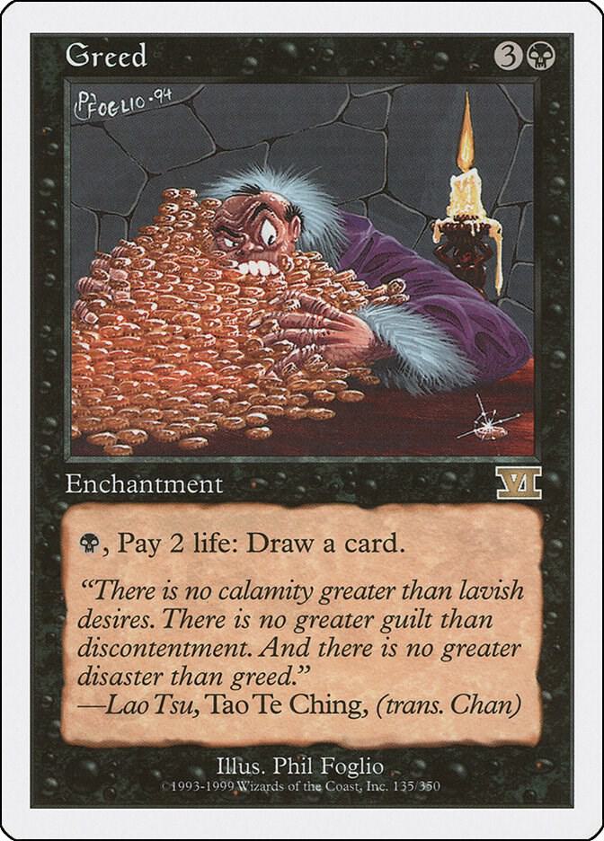 Greed card image