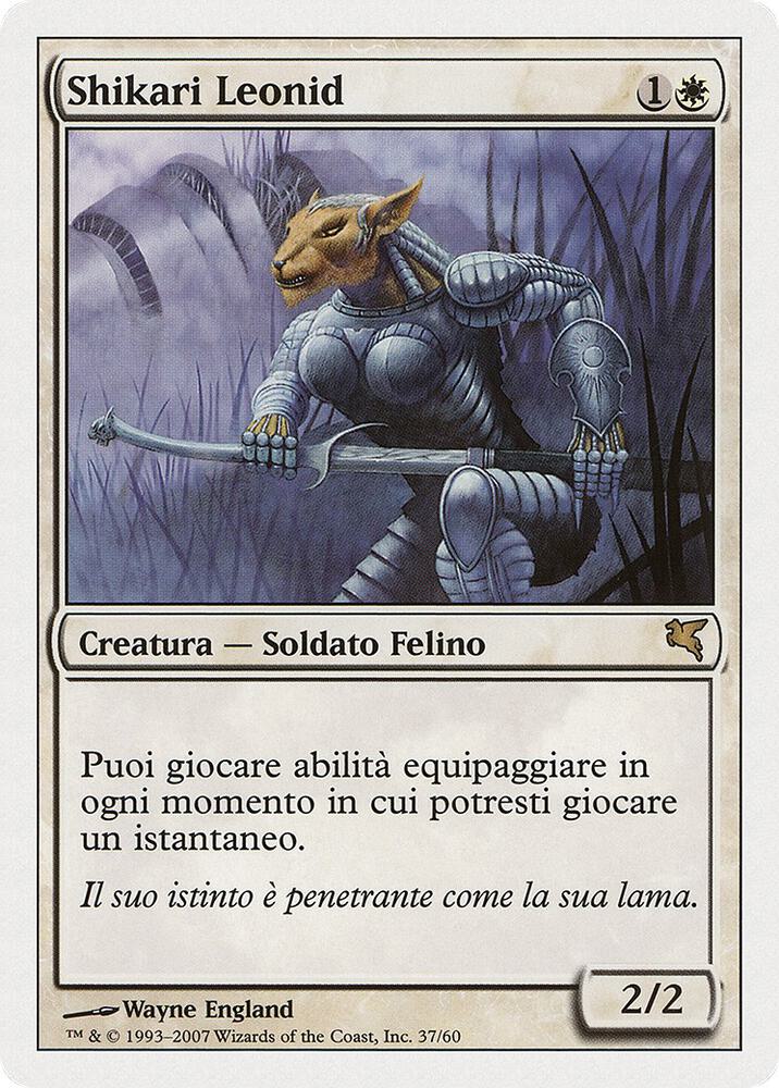 Leonin Shikari (Italian) - "Shikari Leonid" card image