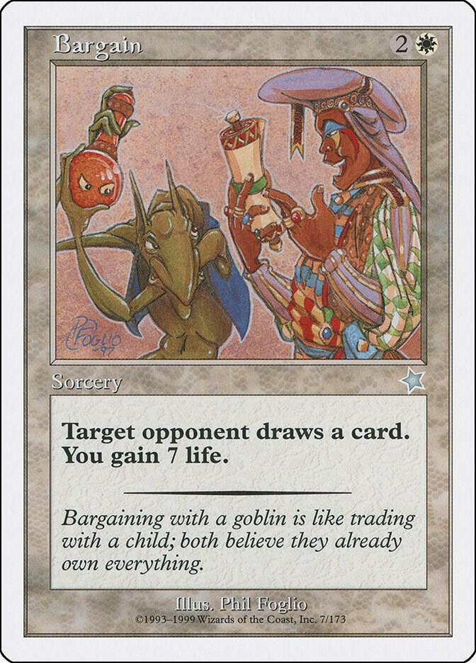 Bargain card image