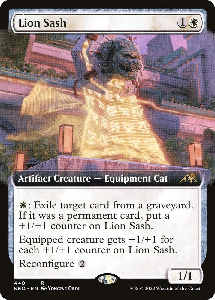 Lion Sash (Extended Art) card image