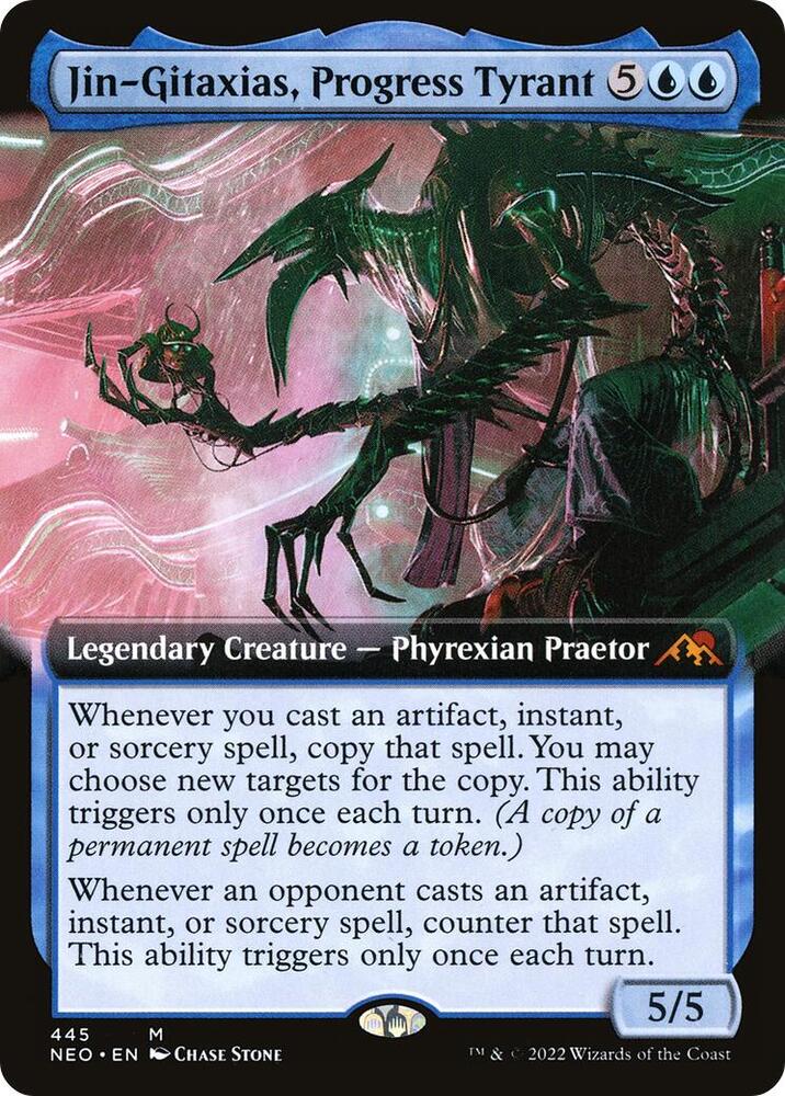 Jin-Gitaxias, Progress Tyrant (Extended Art) card image