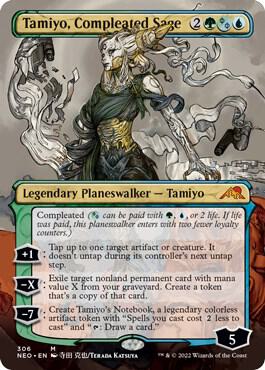 Tamiyo, Compleated Sage (Borderless) card image