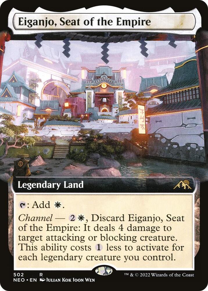 Eiganjo, Seat of the Empire (Extended Art) card image