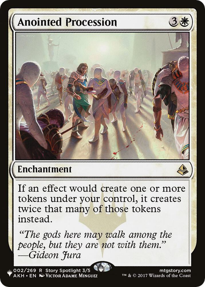 Anointed Procession card image