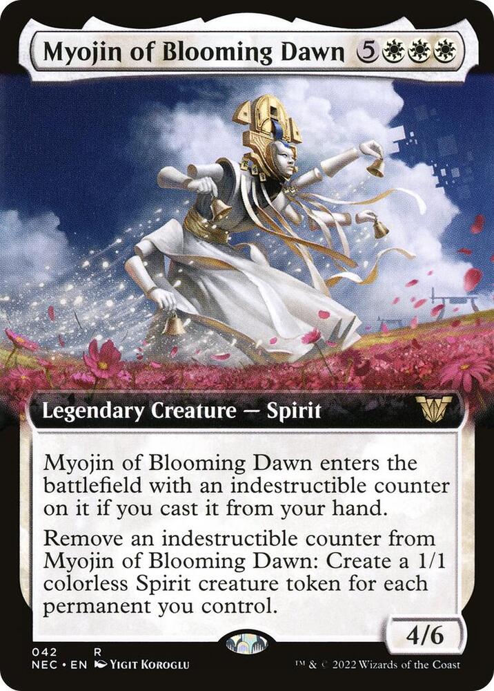 Myojin of Blooming Dawn (Extended Art) card image