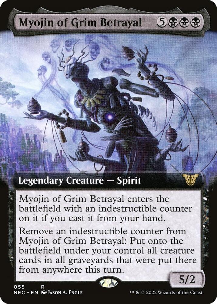 Myojin of Grim Betrayal (Extended Art) card image